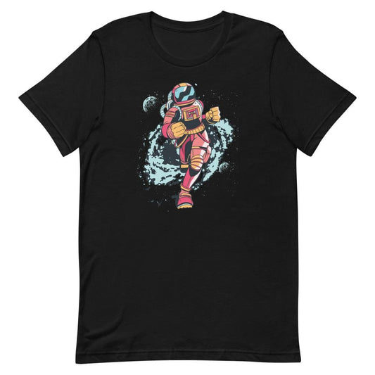 T-shirt Astronaute Marathonien Noir