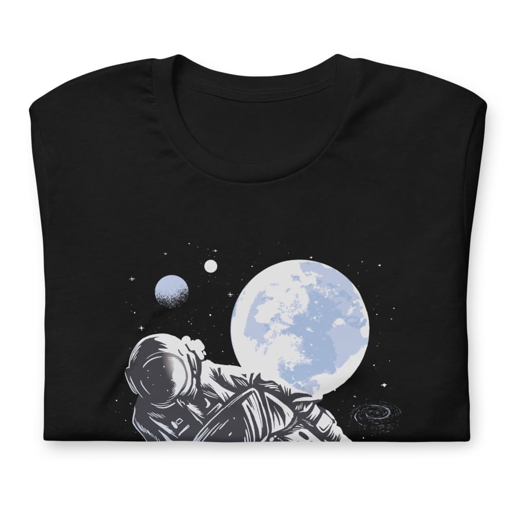 T-shirt Astronaute en Moto