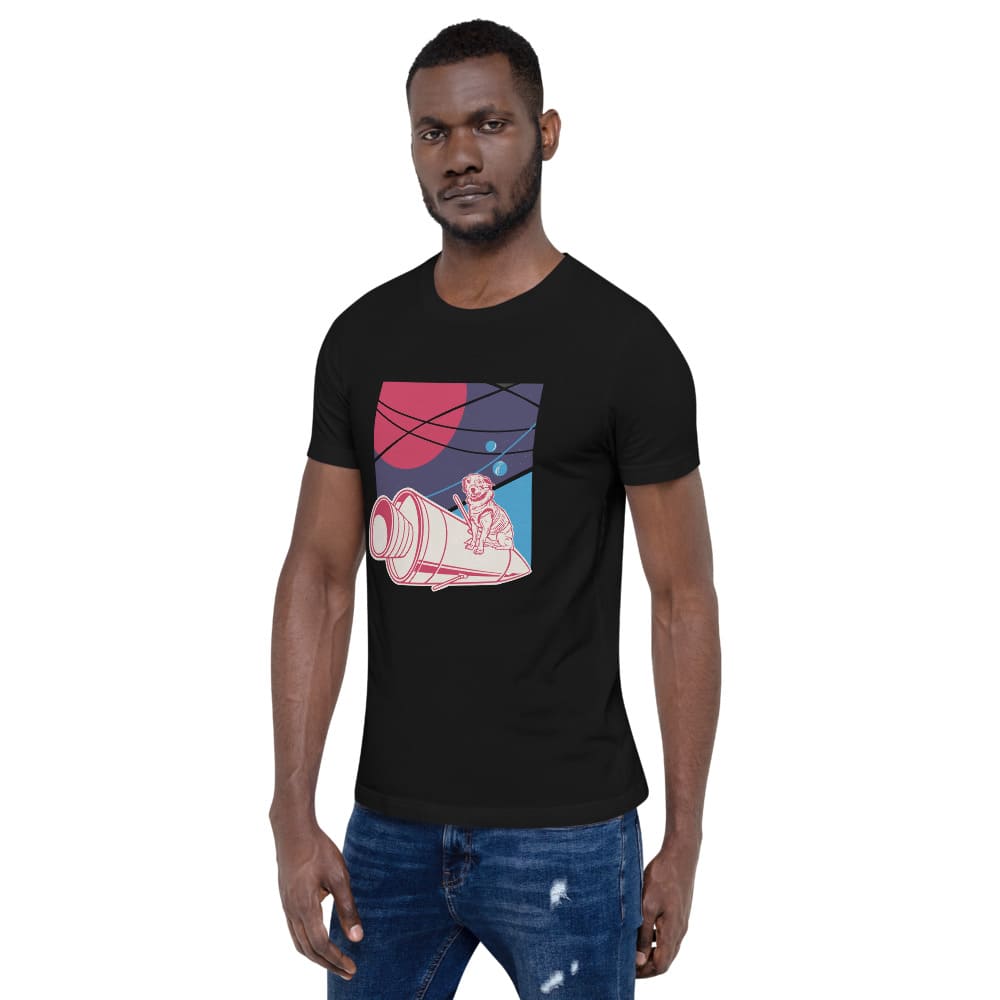 T-shirt Premier Chien dans l'Espace