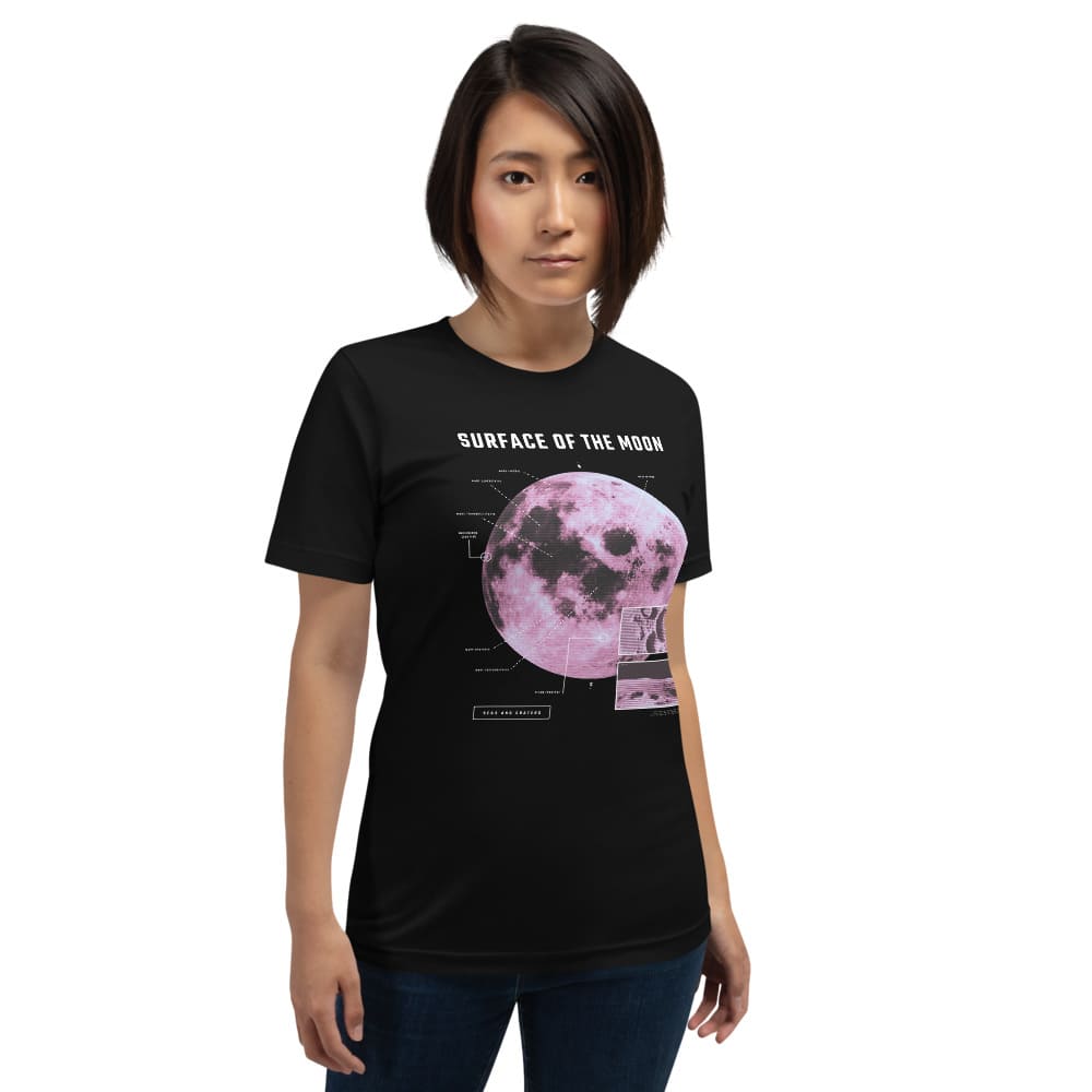 T-shirt surface de la Lune