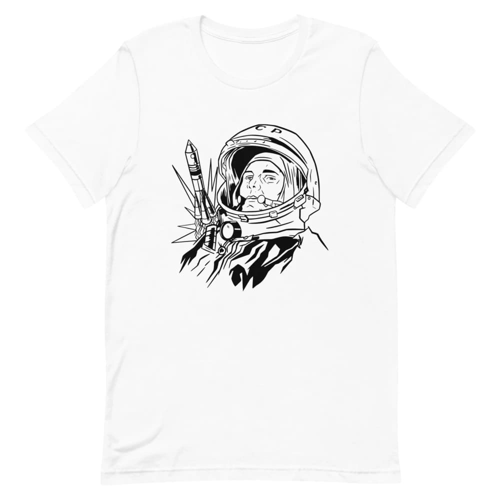 T-shirt Youri Gagarine Blanc