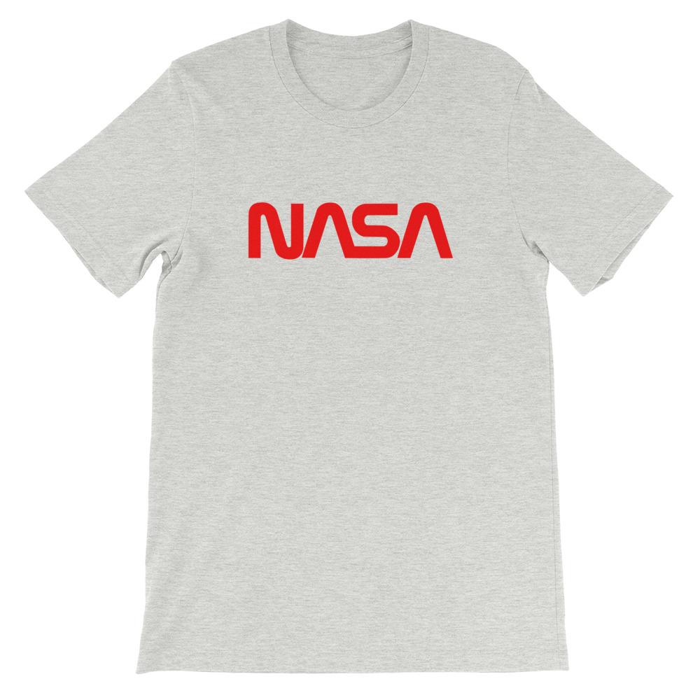 T-shirt NASA "Worm" Gris Chiné Athlétique