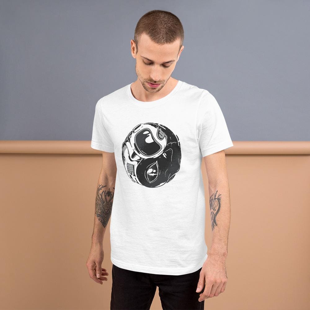 T-shirt Astronaute Alien Yin Yang