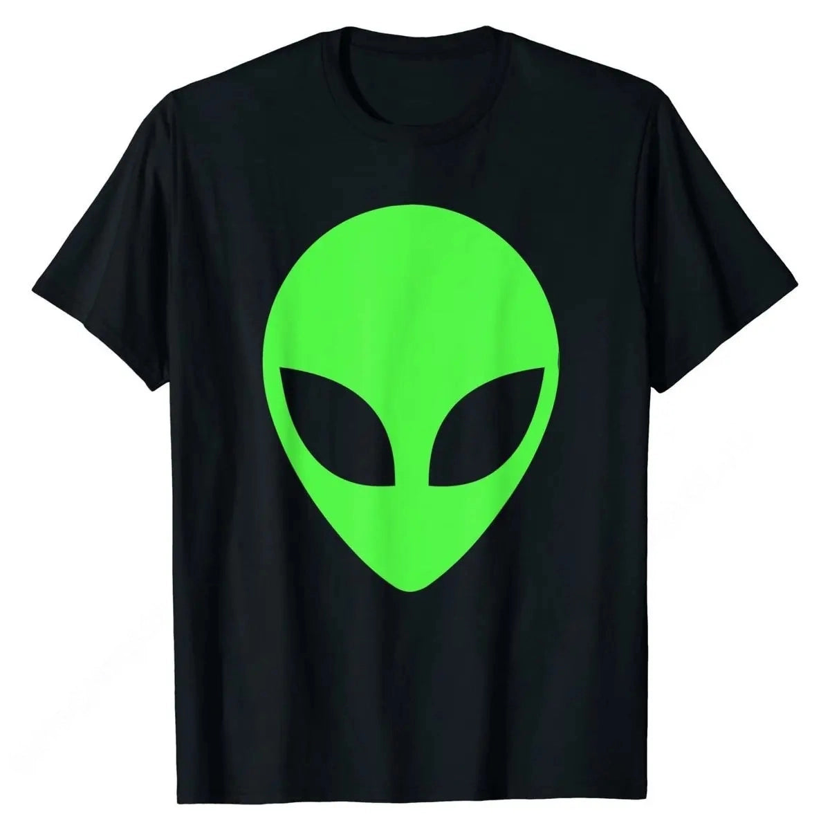 T-Shirt Tête D'Alien Vert