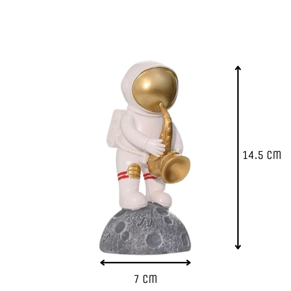 Figurine Astronaute jouant du Saxophone