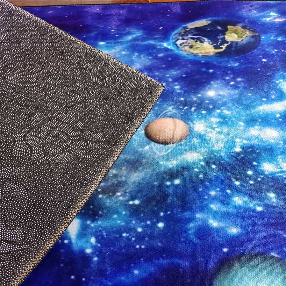 Tapis Planètes dans l'Espace Cosmique