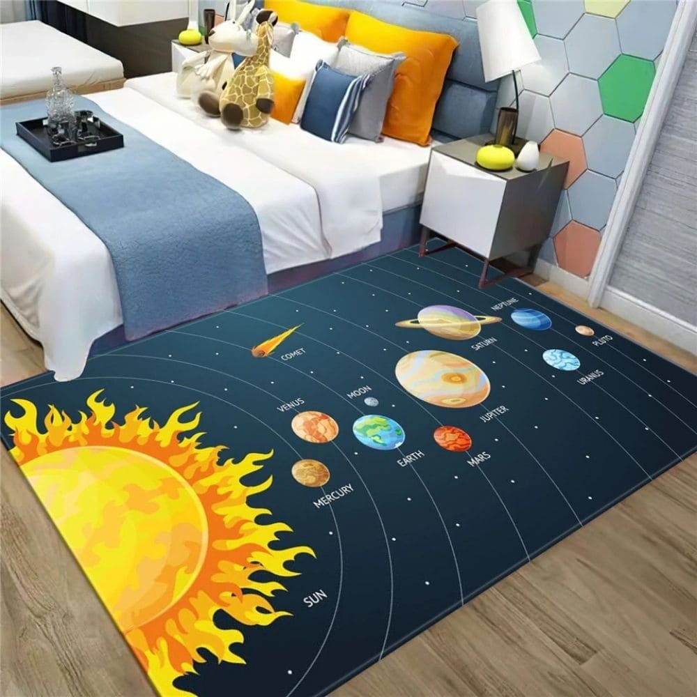 Tapis planètes du Système Solaire