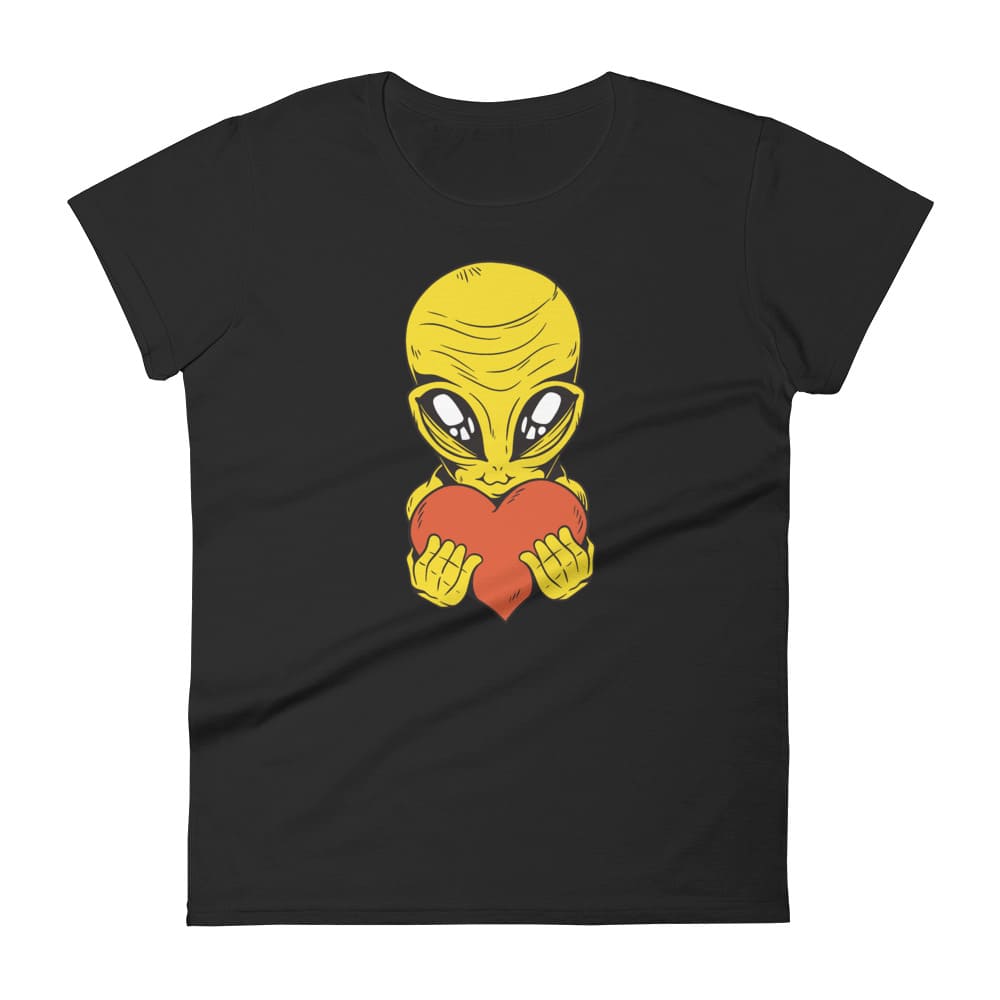 T-shirt Alien apportant l'Amour Noir