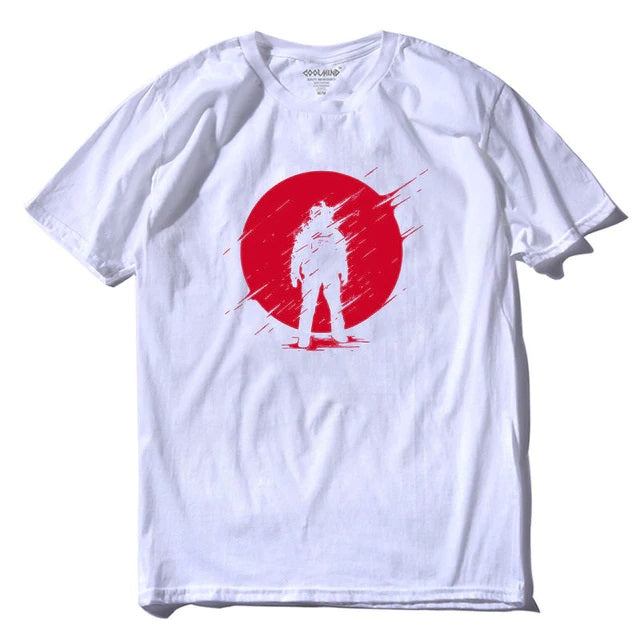 T-Shirt Astronaute du Soleil Levant Blanc